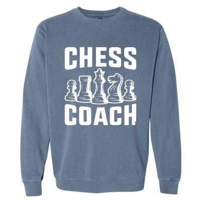 Best Chess Coach Ever Funny Chess Lover Garment-Dyed Sweatshirt