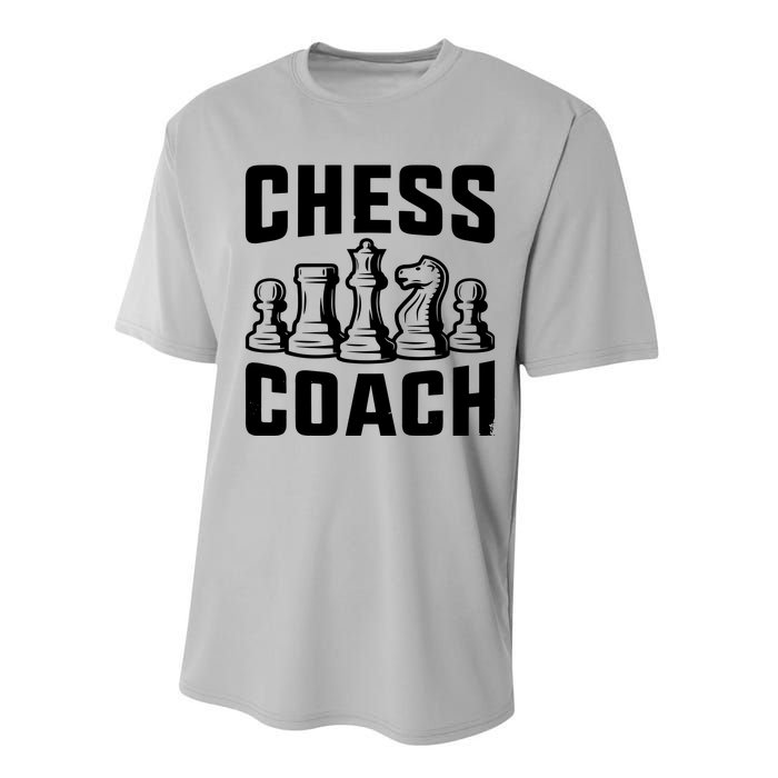 Best Chess Coach Ever Funny Chess Lover Performance Sprint T-Shirt