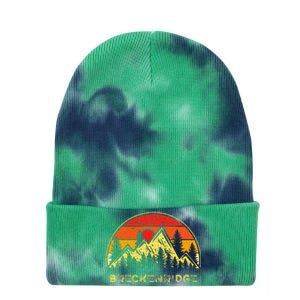 Breckenridge Colorado Co Mountains Hiking Souvenir Tie Dye 12in Knit Beanie