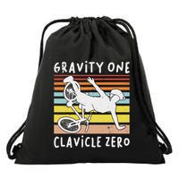 Broken Collarbone Clavicle Zero Cycling Biker Bike Drawstring Bag