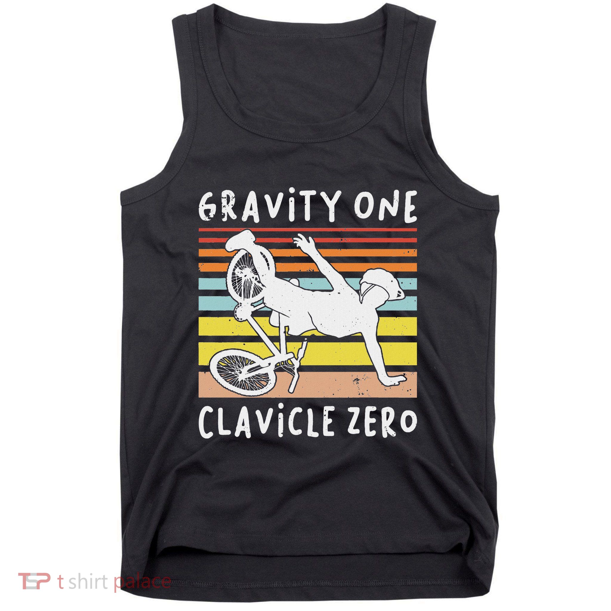 Broken Collarbone Clavicle Zero Cycling Biker Bike Tank Top