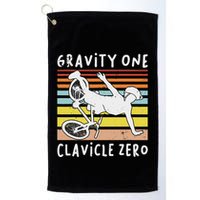 Broken Collarbone Clavicle Zero Cycling Biker Bike Golf Towel
