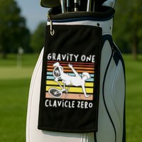 Broken Collarbone Clavicle Zero Cycling Biker Bike Golf Towel