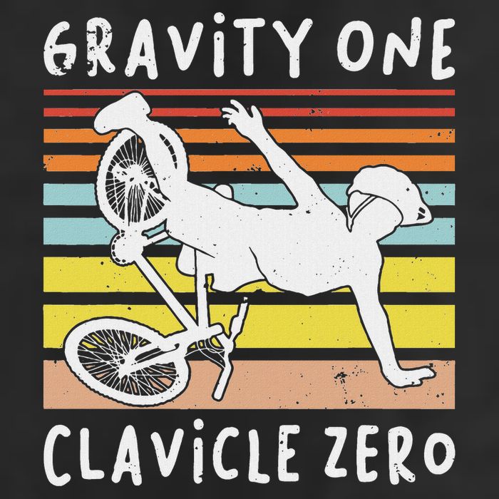 Broken Collarbone Clavicle Zero Cycling Biker Bike Golf Towel