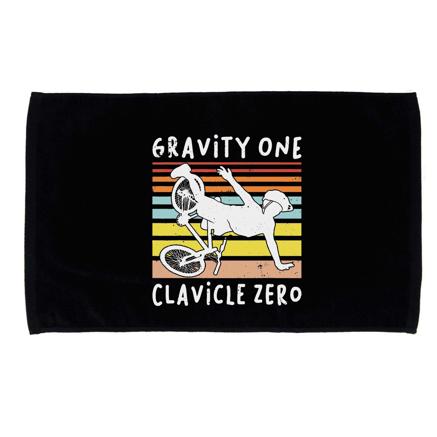 Broken Collarbone Clavicle Zero Cycling Biker Bike Microfiber Hand Towel