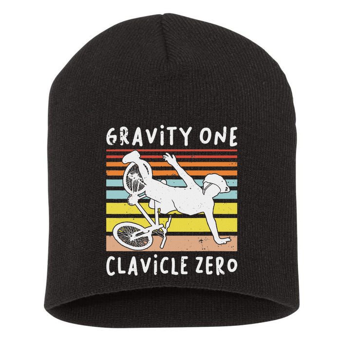 Broken Collarbone Clavicle Zero Cycling Biker Bike Short Acrylic Beanie