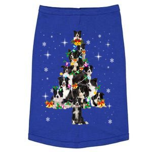 Border Collie Christmas Tree Lights Xmas Pajama Dog Lover Cool Gift Doggie Tank