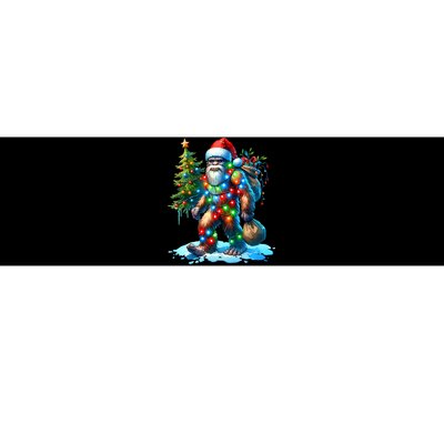 Bigfoot Christmas Christmas Tree Xmas Sasquatch Bumper Sticker