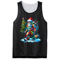 Bigfoot Christmas Christmas Tree Xmas Sasquatch Mesh Reversible Basketball Jersey Tank