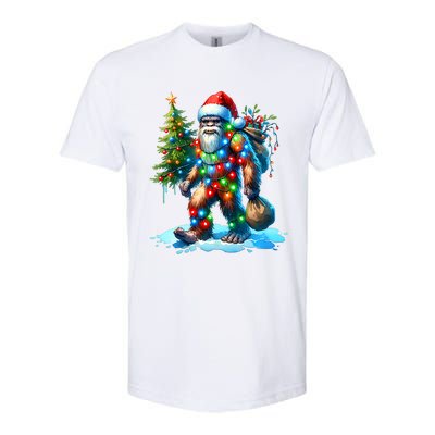 Bigfoot Christmas Christmas Tree Xmas Sasquatch Softstyle CVC T-Shirt