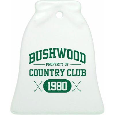 Bushwood Country Club 1980 Vintage 80s Ceramic Bell Ornament