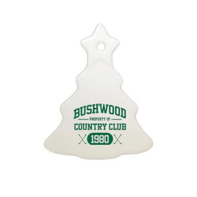 Bushwood Country Club 1980 Vintage 80s Ceramic Tree Ornament