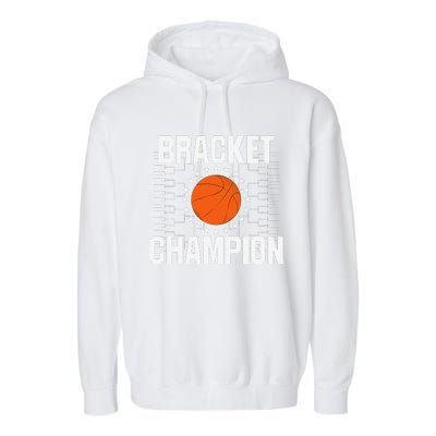 Bracket Champion College Basketball Tournament Garment-Dyed Fleece Hoodie