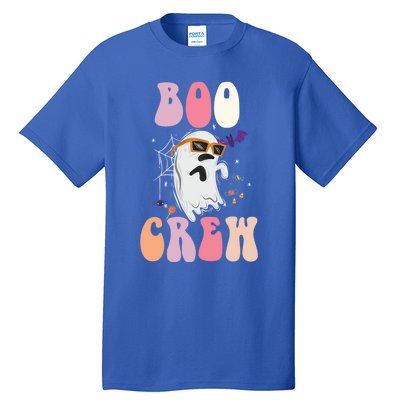 Boo Crew Cute Ghost Halloween Costume Spooky Season Gift Tall T-Shirt