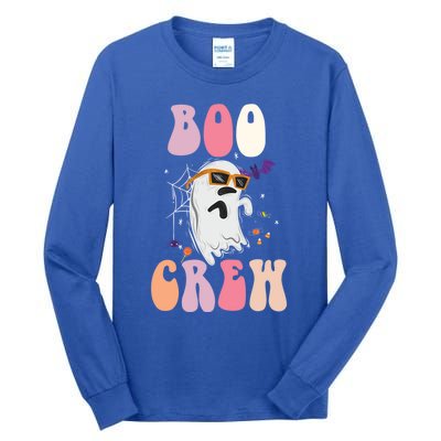 Boo Crew Cute Ghost Halloween Costume Spooky Season Gift Tall Long Sleeve T-Shirt