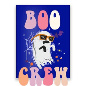 Boo Crew Cute Ghost Halloween Costume Spooky Season Gift Poster