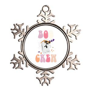 Boo Crew Cute Ghost Halloween Costume Spooky Season Gift Metallic Star Ornament