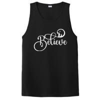 Believe Christmas Christian Nativity Scene PosiCharge Competitor Tank