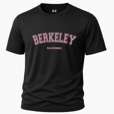 Berkeley California Ca Varsity Style On Berkeley Performance Shirt