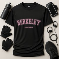 Berkeley California Ca Varsity Style On Berkeley Performance Shirt