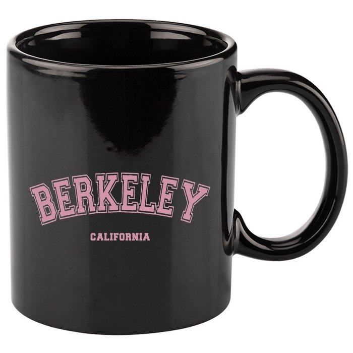 Berkeley California Ca Varsity Style On Berkeley 11oz C Handle Ceramic Mug