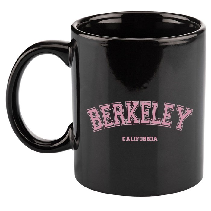 Berkeley California Ca Varsity Style On Berkeley 11oz C Handle Ceramic Mug