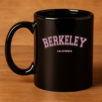 Berkeley California Ca Varsity Style On Berkeley 11oz C Handle Ceramic Mug