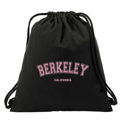 Berkeley California Ca Varsity Style On Berkeley Drawstring Bag