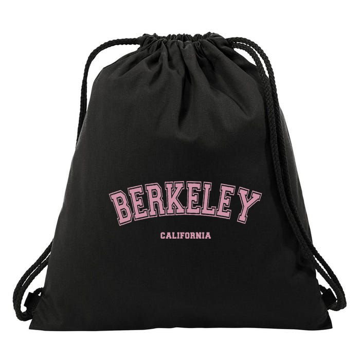 Berkeley California Ca Varsity Style On Berkeley Drawstring Bag