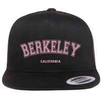 Berkeley California Ca Varsity Style On Berkeley Flatbill Hat