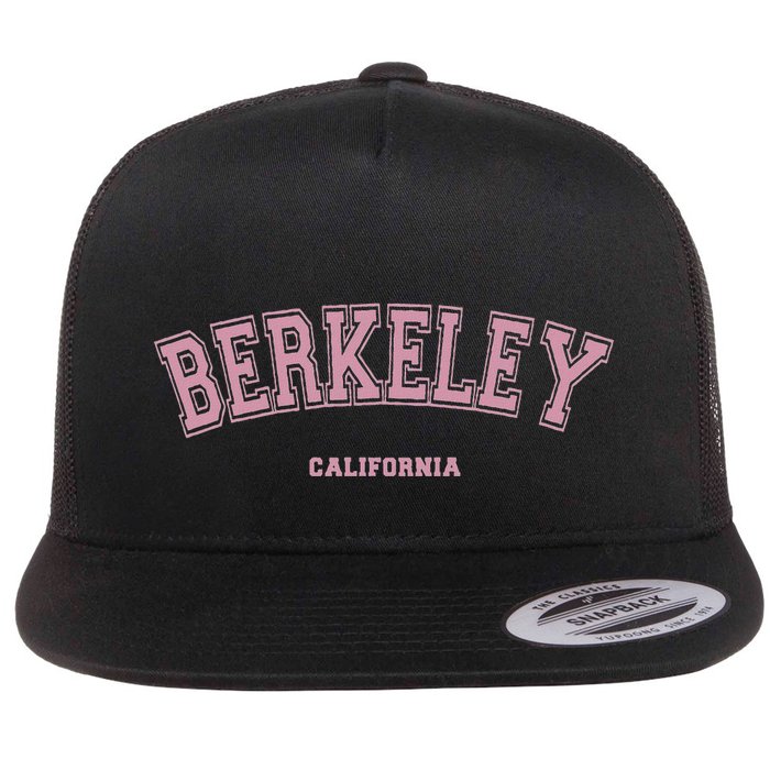 Berkeley California Ca Varsity Style On Berkeley Flatbill Hat