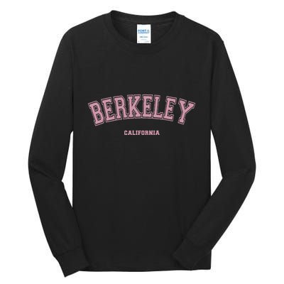 Berkeley California Ca Varsity Style On Berkeley Tall Long Sleeve T-Shirt