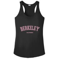 Berkeley California Ca Varsity Style On Berkeley Ladies PosiCharge Competitor Racerback Tank