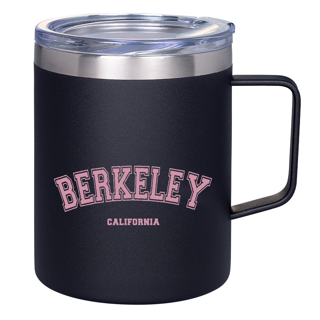 Berkeley California Ca Varsity Style On Berkeley 12oz Stainless Steel Coffee Mug