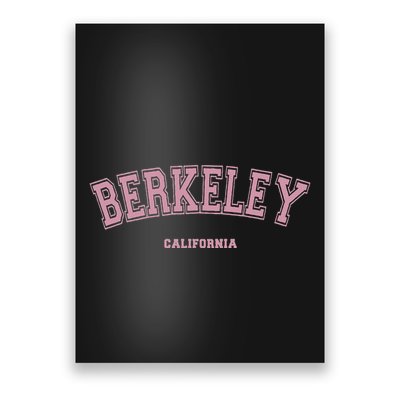 Berkeley California Ca Varsity Style On Berkeley Poster