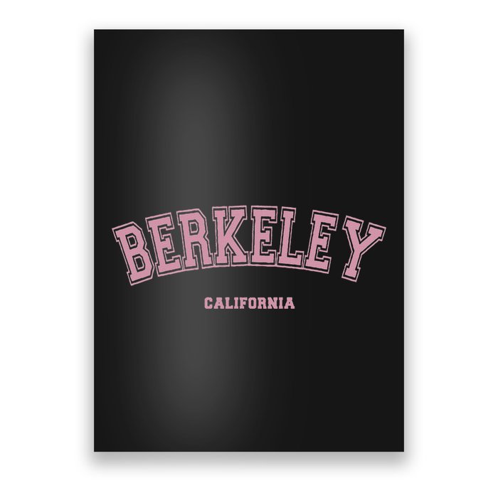 Berkeley California Ca Varsity Style On Berkeley Poster