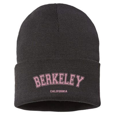 Berkeley California Ca Varsity Style On Berkeley Sustainable Knit Beanie