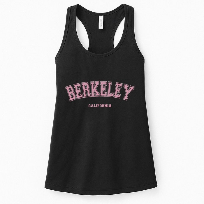Berkeley California Ca Varsity Style On Berkeley Womens Tank Top