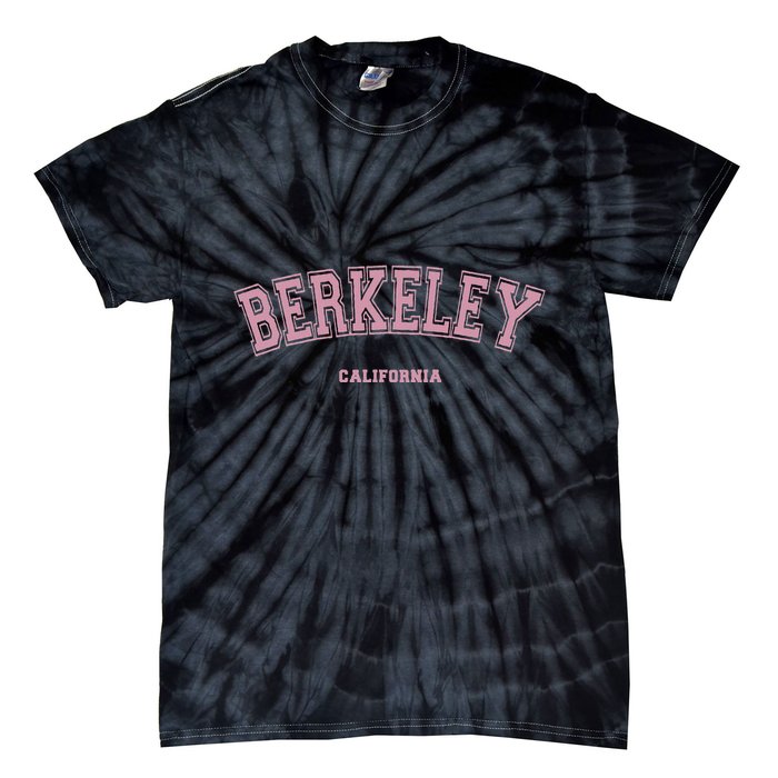 Berkeley California Ca Varsity Style On Berkeley Tie-Dye T-Shirt