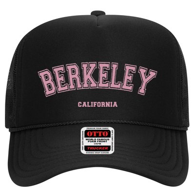 Berkeley California Ca Varsity Style On Berkeley Trucker Hat