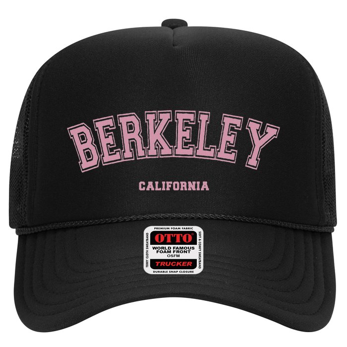 Berkeley California Ca Varsity Style On Berkeley Trucker Hat