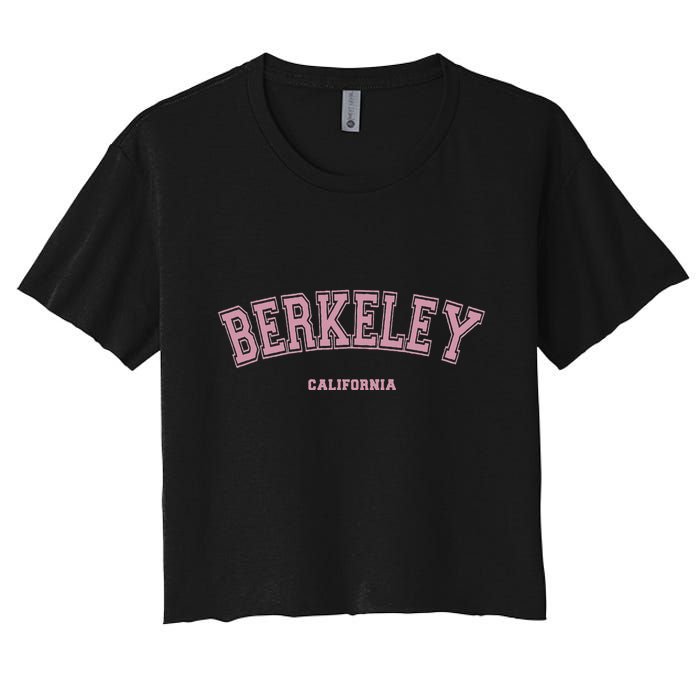 Berkeley California Ca Varsity Style On Berkeley Crop Top