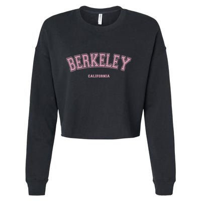 Berkeley California Ca Varsity Style On Berkeley Cropped Pullover Crew