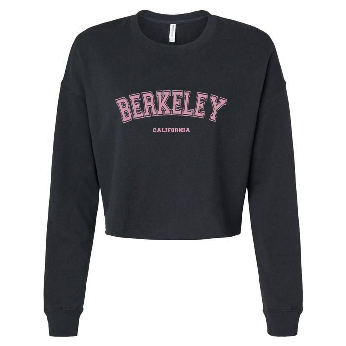Berkeley California Ca Varsity Style On Berkeley Cropped Pullover Crew