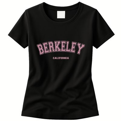Berkeley California Ca Varsity Style On Berkeley Womens T-Shirt
