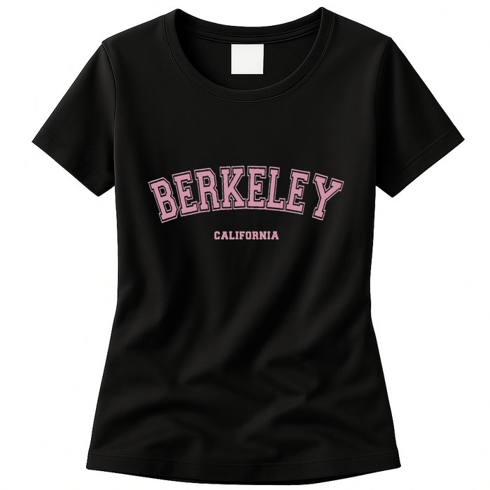 Berkeley California Ca Varsity Style On Berkeley Womens T-Shirt