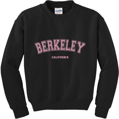 Berkeley California Ca Varsity Style On Berkeley Kids Sweatshirt