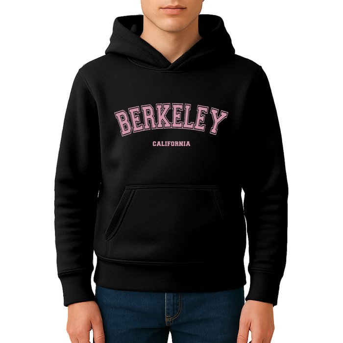Berkeley California Ca Varsity Style On Berkeley Kids Hoodie