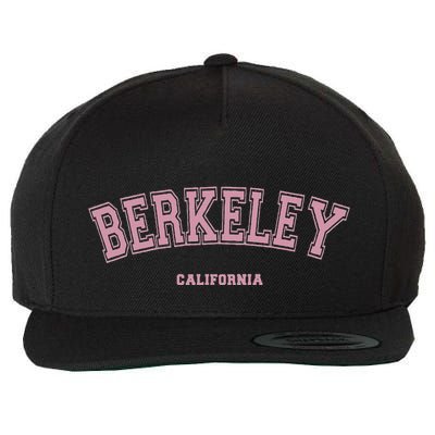 Berkeley California Ca Varsity Style On Berkeley Wool Snapback Cap