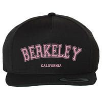 Berkeley California Ca Varsity Style On Berkeley Wool Snapback Cap